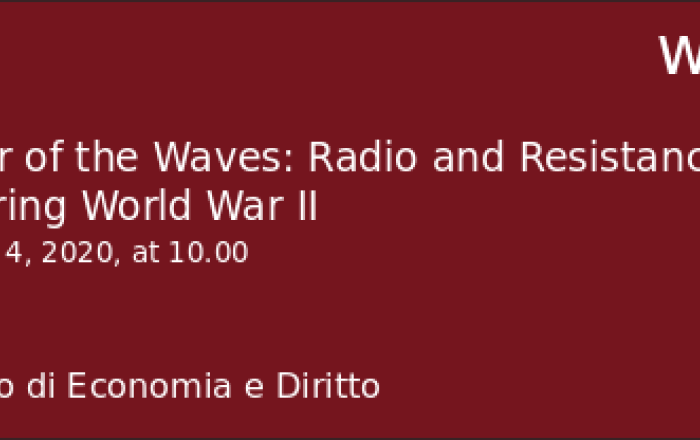 webinar - War of the Waves: Radio and Resistance During World War II